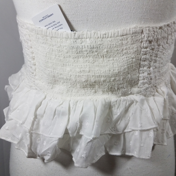 American Eagle Crochet Halter Crop Top XS … - Picture 10 of 14